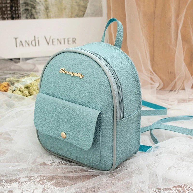 Wholesale PU Letter Logo Backpack